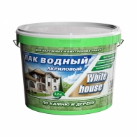 Лак водный по дереву и камню